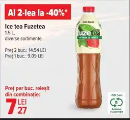 Carrefour Ice Tea Fuzetea Ofertă