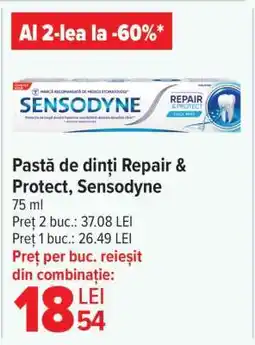Carrefour Pastă de dinți Repair & Protect, Sensodyne Ofertă