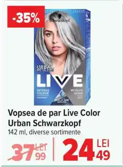Carrefour Vopsea de păr Live Color Urban, Schwarzkopf Ofertă