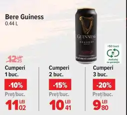 Carrefour Bere Guiness Ofertă