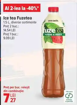 Carrefour Ice Tea Fuzetea Ofertă
