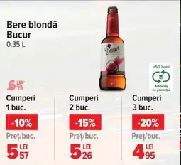 Carrefour Bere blondă Bucur Ofertă