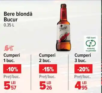Carrefour Bere blondă Bucur Ofertă