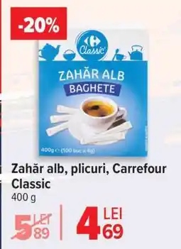 Carrefour Zahăr alb, plicuri, Carrefour Classic Ofertă