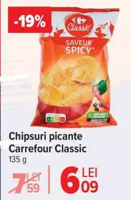 Carrefour Chipsuri picante Carrefour Classic Ofertă