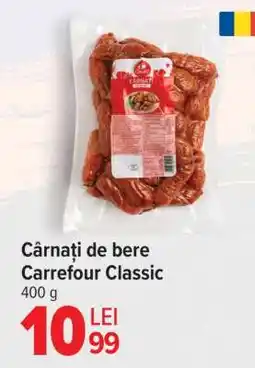 Carrefour Cârnați de bere Carrefour Classic Ofertă