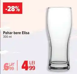 Carrefour Pahar bere Elisa Ofertă