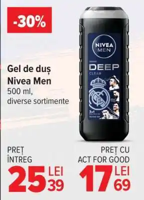Carrefour Gel de duș Nivea Men Ofertă