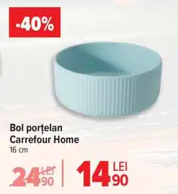 Carrefour Bol porțelan, Carrefour Home Ofertă