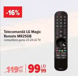 Carrefour Telecomandă LG Magic Remote MR25GB Ofertă