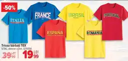 Carrefour Tricou bărbați, TEX Ofertă