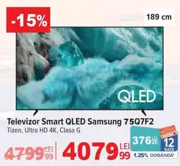 Carrefour Televizor Smart QLED Samsung 75Q7F2 Ofertă