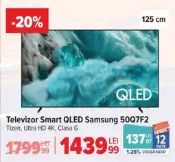 Carrefour Televizor Smart QLED Samsung 50Q7F2 Ofertă