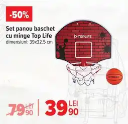 Carrefour Set panou baschet cu minge, Top Life Ofertă