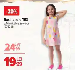 Carrefour Rochie fete, TEX Ofertă