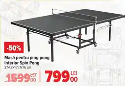 Carrefour Masă pentru ping pong interior Spin Pong Ofertă