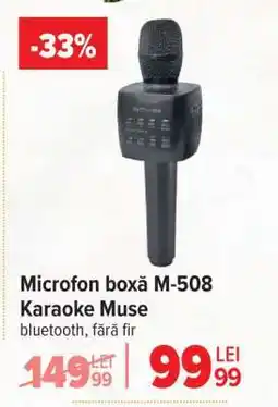 Carrefour Microfon boxă M-508 Karaoke Muse Ofertă