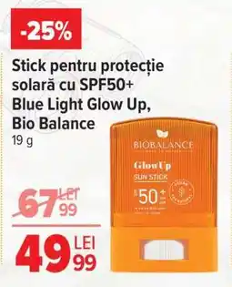 Carrefour Stick pentru protecție solară cu SPF50+ Blue Light Glow Up, Bio Balance Ofertă