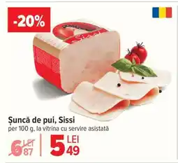 Carrefour Șuncă de pui Sissi Ofertă
