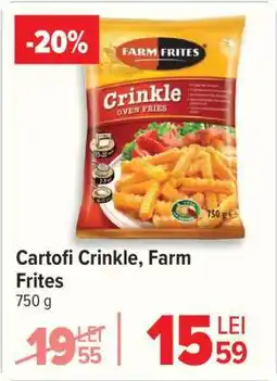 Carrefour Cartofi crinkle Farm Frites Ofertă