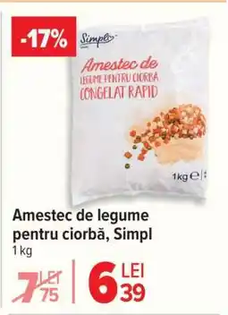Carrefour Amestec de legume pentru ciorbă, Simpl Ofertă