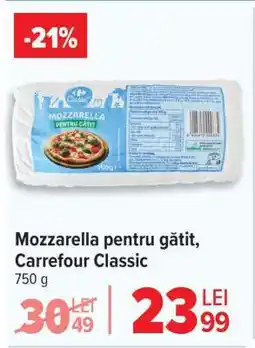Carrefour Mozzarella pentru gătit Carrefour Classic Ofertă
