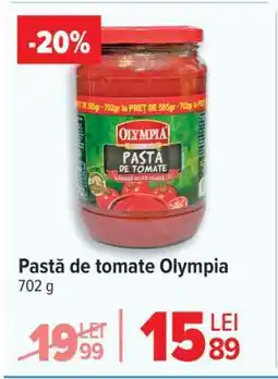 Carrefour Pastă de tomate Olympia Ofertă