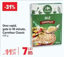 Carrefour Riz Complet Carrefour Classic Ofertă