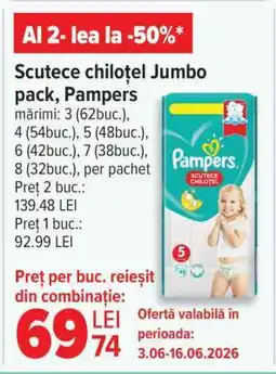 Carrefour Scutece chiloțel Jumbo Pack, Pampers Ofertă