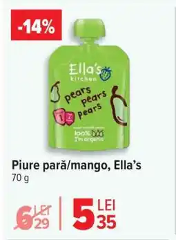 Carrefour Piure pară/mango, Ella’s Ofertă