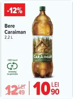 Carrefour Bere Caraiman 2.2 L Ofertă