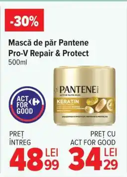 Carrefour Mască de păr Pantene Pro-V Repair & Protect 500ml Ofertă