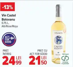 Carrefour Vin Castel Bolovanu Ofertă