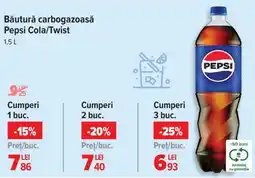 Carrefour Băutură carbogazoasă Pepsi Cola/Twist Ofertă