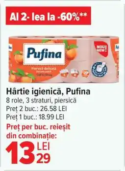 Carrefour Hârtie igienică, Pufina Ofertă