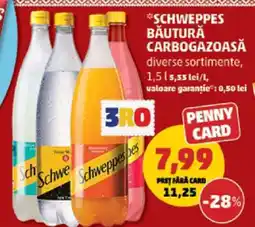 Penny Schweppes Băutură Carbogazoasă Ofertă