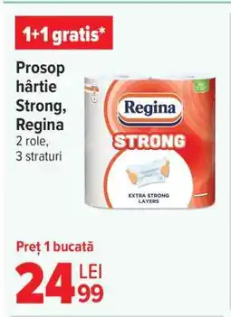 Carrefour Prosop hârtie Strong, Regina Ofertă