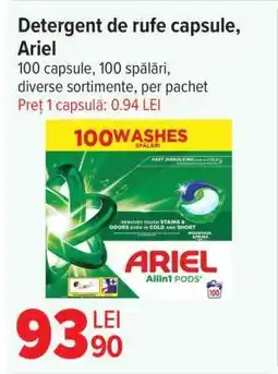 Carrefour Detergent de rufe capsule Ariel Ofertă