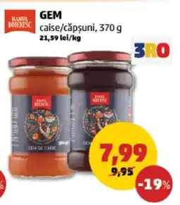 Penny GEM caise/căpșuni, 370 g Ofertă