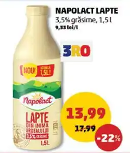 Penny NAPOLACT Lapte Ofertă