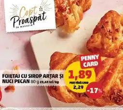 Penny Foietaj cu sirop arțar și nuci pecan Ofertă