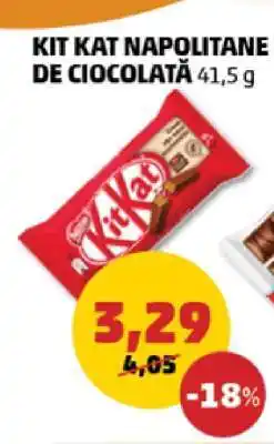 Penny KIT KAT NAPOLITANE DE CIOCOLATĂ 41,5 g Ofertă