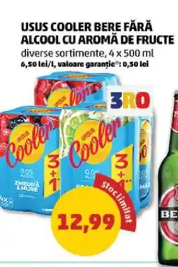 Penny USUS COOLER BERE FĂRĂ ALCOOL CU AROMĂ DE FRUCTE Ofertă