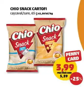 Penny CHIO SNACK CARTOFI Ofertă