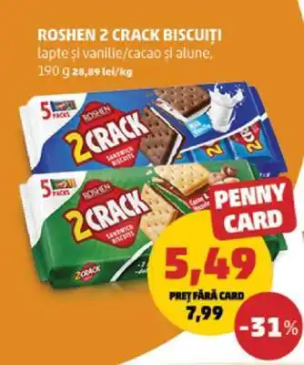 Penny ROSHEN 2 CRACK BISCUITI Ofertă