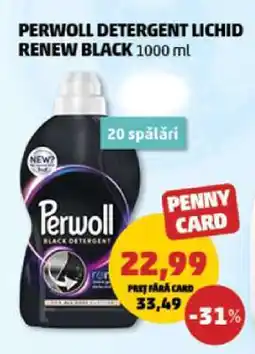Penny PERWOLL DETERGENT LICHID RENEW BLACK 1000 ml Ofertă