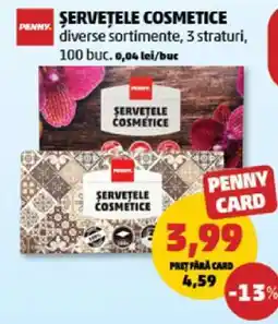 Penny Șervețele cosmetice Ofertă