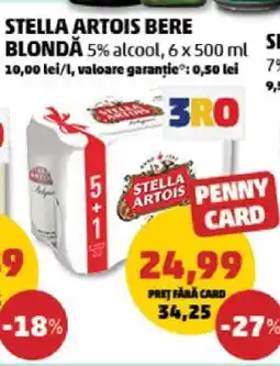 Penny STELLA ARTOIS Bere blondă Ofertă