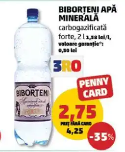 Penny BIBORȚENI Apă minerală Ofertă