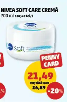 Penny NIVEA Soft Care Crema Ofertă